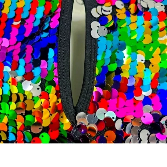 Revolution Dance colorful modern sequin tutu size Large Child - Picture 4 of 8